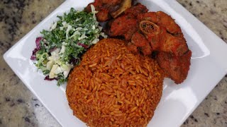 Jollof Rice a tasty West African Dish 😋😋 [upl. by Hembree]