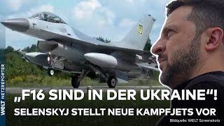 PUTINS KRIEG F16 da Kampfjets quotbeflügeln Abwehrkampfquot der Ukraine – Wie reagiert der KremlChef [upl. by Ardnasxela]