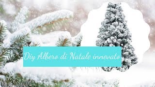 DIY albero di Natale innevato fai da te [upl. by Nappie894]