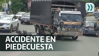 Presunta omisión de semáforo en rojo causó accidente en Piedecuesta  Vanguardia [upl. by Swords]