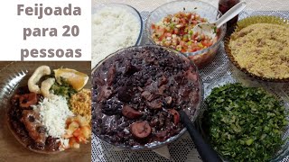 Feijoada completa para 20 pessoas😋 [upl. by Francklyn]