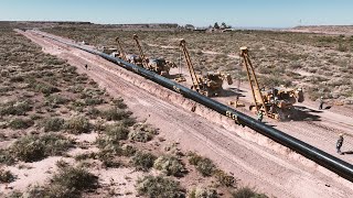 El gasoducto Néstor Kirchner desde el dron de Télam [upl. by Aspa604]