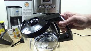 Cuisinart Programmable Coffeemaker Demo [upl. by Cowen]