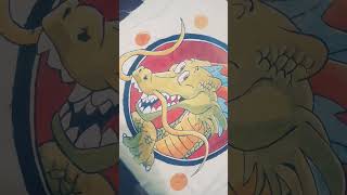 Dibujo de shen long  Like si te gustó  dragonball dibujo shenlong [upl. by Sib]