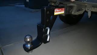 Harbor freight tools 10quot drop receiver hitch [upl. by Ynetruoc]