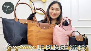 THE BAG REVIEW LONGCHAMP LE PLIAGE SIZES  CLASSIC LARGE LONG HANDLE  BESTSELLERS [upl. by Vtehsta153]