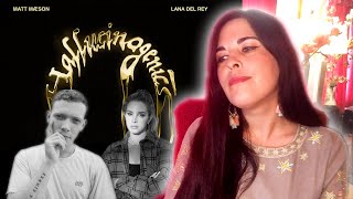 MATT MAESON FT LANA DEL REY  HALLUCINOGENICS  REACTION amp REVIEW [upl. by Toole383]