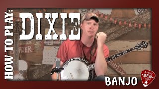 How to play Dixie on the Banjo [upl. by Bonnes358]