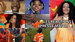 ⚽️🥳🇨🇮LES REACTIONS APRÈS LA QUALIFICATION DES IVOIRIENS EN FINALECAN 2024 [upl. by Laved]