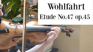 Wohlfahrt Etude No47 op45 [upl. by Perusse]