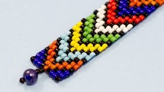 African DIY Bead Loom Bracelet [upl. by Donal]