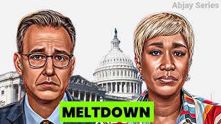 Liberal Media Epic Meltdown on US 2024 Election Night [upl. by Ahsinam]