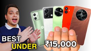 Top 5 Best Mobile Phones Under ₹15000 🔥 Best Smartphones Under ₹15000 [upl. by Fine]