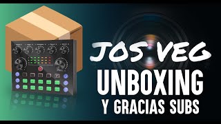 TARJETA DE SONIDO V8S  UNBOXING  Y AGRADECIMIENTOS [upl. by Cope]