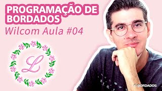 Como Programar Bordado de Monograma  Wilcom Aula 04 [upl. by Worden]