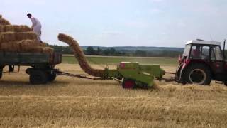 Zetor 7211  Claas markant 50  BSS P73S [upl. by Ludewig625]