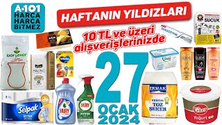 A101 27 OCAK 2024 KATALOĞU  A101 İNDİRİMLERİ TEMİZLİK amp GIDA  A101 BU HAFTA KAMPANYA A101 İNDİRİMİ [upl. by Juxon]