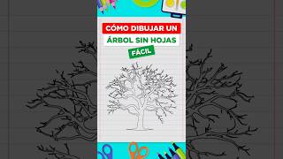 Cómo dibujar un árbol sin hojas PARTE 1 árbol dibujo dibujararbol drawing aprenderadibujar [upl. by Erdnaxela]