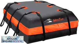 MeeFar Car Roof Bag XBEEK Rooftop top Cargo Carrier Bag 20 Cubic Review [upl. by Fawcette]