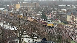 CP 7019 leads IYCPR past oak park 3824 [upl. by Gnilyam594]