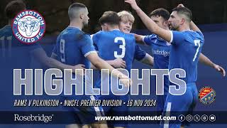 MATCH HIGHLIGHTS  RAMSBOTTOM UNITED 20 PILKINGTON [upl. by Sontich496]