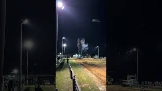 quotWasted Moneyquot barreling down the track in Baxley GA during Southern Pullers Association action [upl. by Loy]