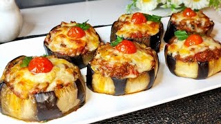 Non friggere le melanzane 😍Le 2 ricette di MELANZANE ripiene più deliziose che potete fare [upl. by Albarran]