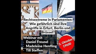 Webinar Rechtsextreme in den Parlamenten [upl. by Hock841]