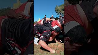 WHAT A 900KG RUGBY SCRUM LOOKS LIKE CLOSE UP [upl. by Steel]