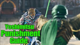 Yoshimitsu Punishment Guide against King [upl. by Mendive]