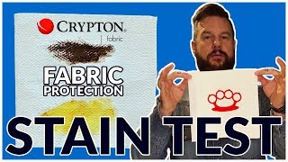 FABRIC PROTECTION TEST amp REVIEW – ep 01 of 07  Crypton Home  SPOILER ALERT  didnt go great [upl. by Larissa]