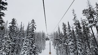 Skiing perfect powder at Big White [upl. by Adnol759]