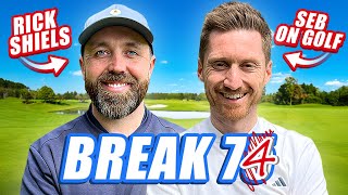 RICK SHIELS goes LOW Break 74 w Seb on Golf [upl. by Yvel999]