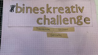 bineskreativchallenge 10 Meerestiere Serviette amp Sticker [upl. by Carina]