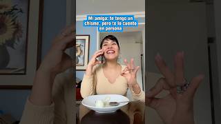 Amiga te tengo un chisme 🤣✨ humor tiktokvideo comedia funny shorts [upl. by Ahsiri]