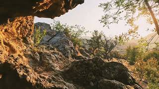 Agios Mamas cave Xyliatos Cyprus cyprus cave mountainvillage sunsetview orthodox [upl. by Linnie]