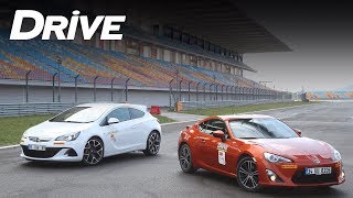 Toyota GT86 amp Opel Astra OPC  Istanbul Park F1 Circuit english subtitles [upl. by Yarak]