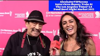 Danny Trejo Spills On His Fave Trejos Donut 🍩😮 Interview At LA Food Bowl Night Market 2023 [upl. by Atil]