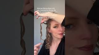 Locken stylen  aber mit welcher Technik locken curlyhair hairstyle curls [upl. by Hadria]