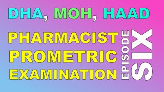 DHA  HAAD  MOH  GCC Pharmacists Prometric Examination  Model Questions with Answer and Rationale [upl. by Cryan461]