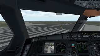 A340 600 takeoff and landing COCKPIT VIEW [upl. by Cindie]