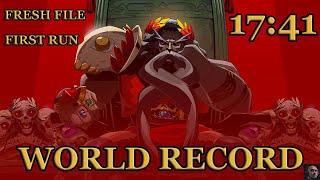 WORLD RECORD SPEEDRUN HADES FRESH FILE  FIRST RUN IN 1741 [upl. by Kinimod]