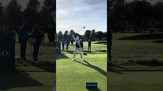 Jesper Svensson Driver Swing Face On Carnoustie 2024 golf golfswing [upl. by Doll63]