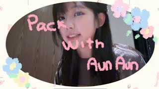 Pack with Aun Aun for Chuang Asia Thailand 💜✨ [upl. by Sella]