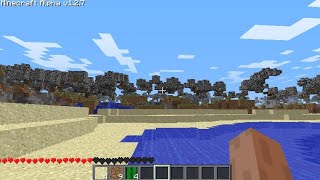 Minecraft Alpha 127 destroyed Худший версия [upl. by Thynne123]