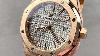 Audemars Piguet Royal Oak 15450OROO1256OR01 Audemars Piguet Watch Review [upl. by Janot]