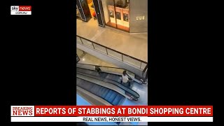 Brave shopper confronts Bondi Junction stabber with bollard [upl. by Wellington425]