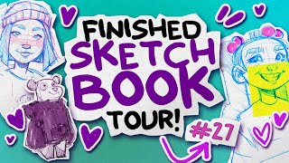 FINISHED SKETCHBOOK TOUR  27 [upl. by Ybhsa367]