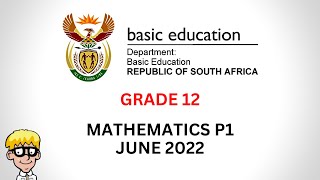 June Paper 1 Grade 12 Maths [upl. by Aicat]