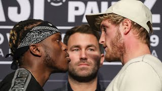 KSI VS LOGAN PAUL 2  LIVE PRESS CONFERENCE 👊 [upl. by Kreda638]